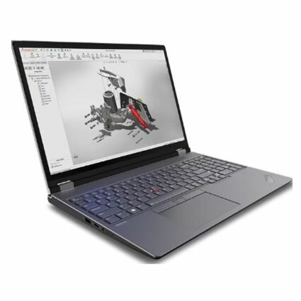 16" Ноутбук Lenovo ThinkPad P16 G2 (21FBA06GCD) черный - 1920x1200, IPS, Intel Core i7-13700HX, ядра: 16 x 2,1 ГГц, 16 ГБ, SSD 1024 ГБ, NVIDIA GeForce RTX A1000 (4 Гб), Windows Pro