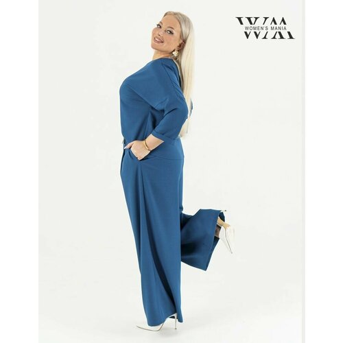 фото Комбинезон, размер 50, морская волна womens mania