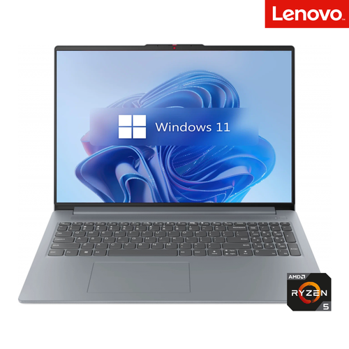 156 Ноутбук Lenovo IdeaPad Slim 3 15AMN8 AMD Ryzen 3 7320U 24ГГц RAM 8ГБ LPDDR5 SSD 512ГБ AMD Radeon 610M Windows 11 Pro MS Office 2021 Pro русская клавиатура серый 44228₽