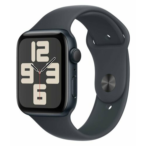 Смарт-часы Apple Watch SE 2024 GPS 40mm MidnightЧёрный спортивный ремешок SM 30132₽