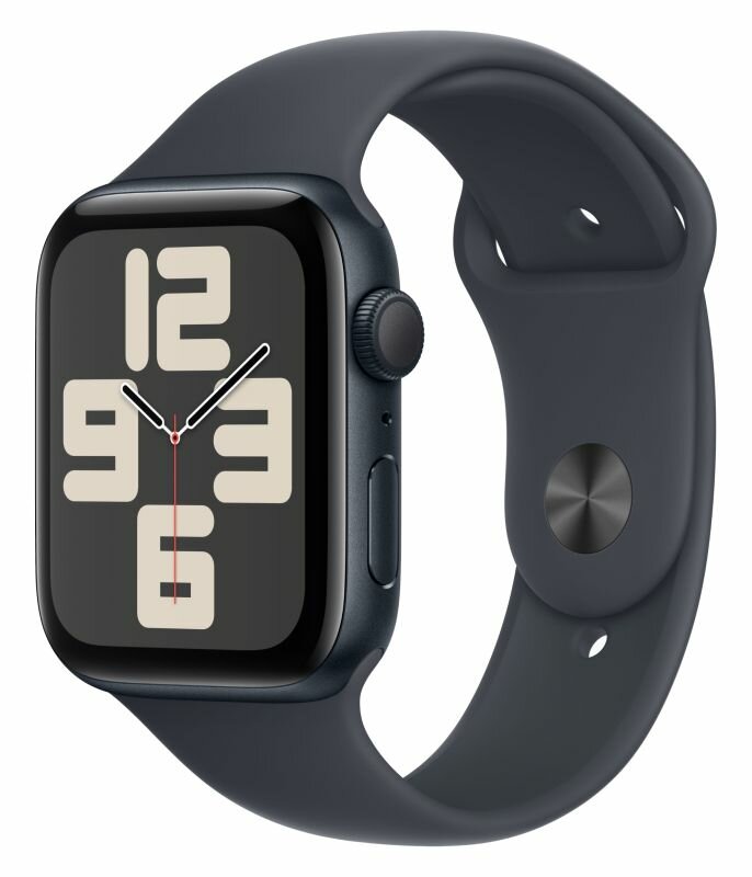 Смарт-часы Apple Watch SE 2024 GPS 40mm Midnight/Чёрный, спортивный ремешок S/M