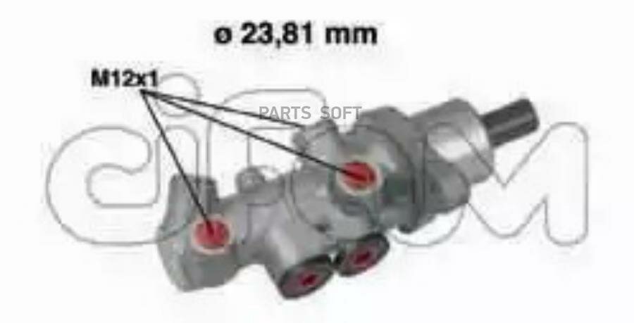 [1J1614019C] главн. торм. цил Audi A3, Seat Toledo, VW Bora/Golf IV ESP 00-01 от официального дистрибьютора, производитель - CIFAM, артикул 202536