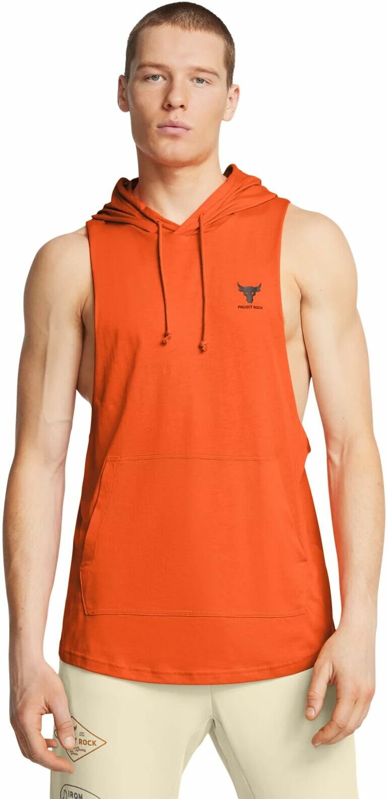 Худи спортивное Under Armour UA PJT RCK SL HD PAYOFF, размер SM, , оранжевый