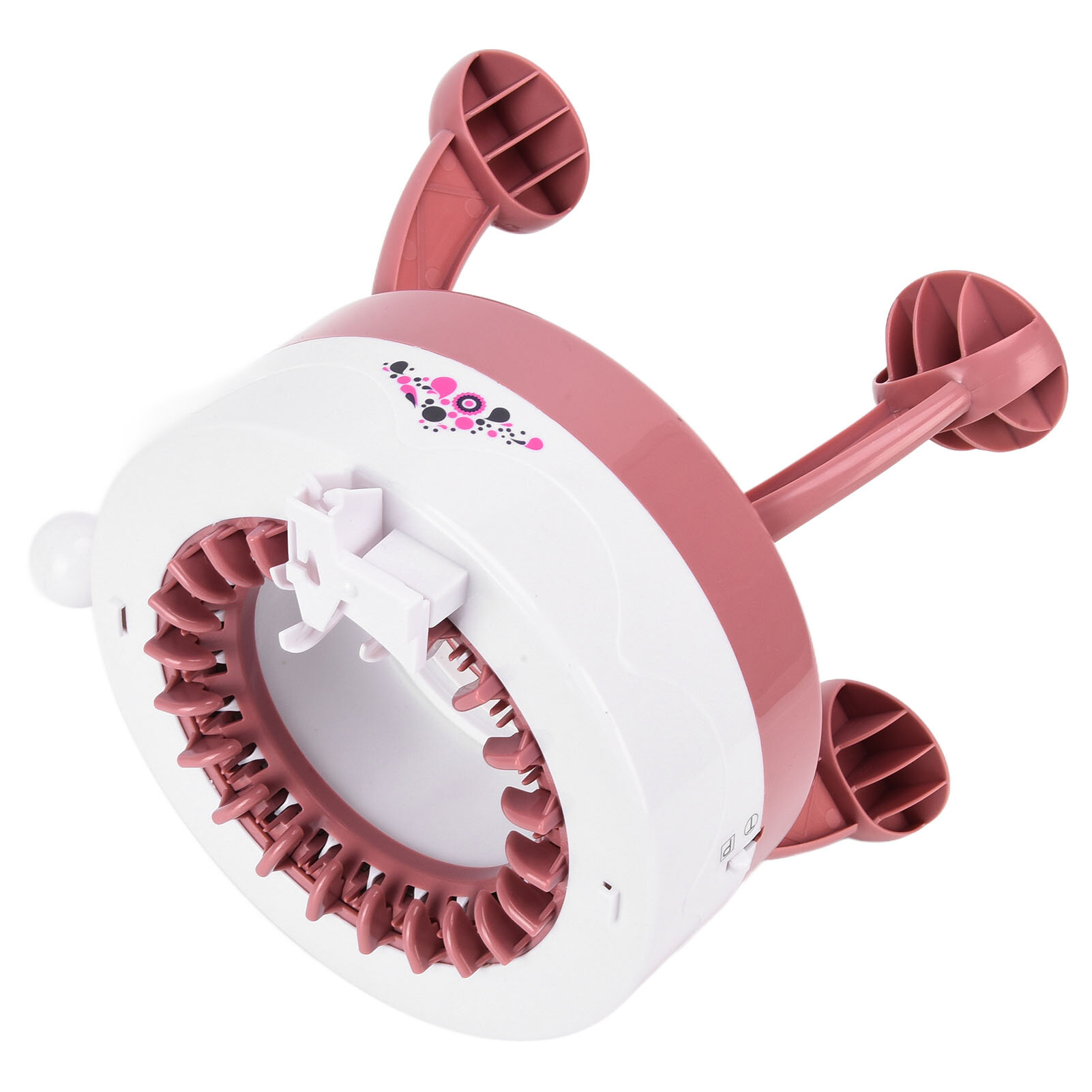 DIY 22 иглы круговая вязальная машина ручной вязальный станок для шарфов перчаток шапок кораллово-красного цвета