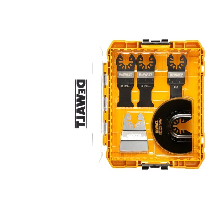 Набор насадок для многофункционального инструмента DeWALT 5шт. в кейсе DT20761-QZ