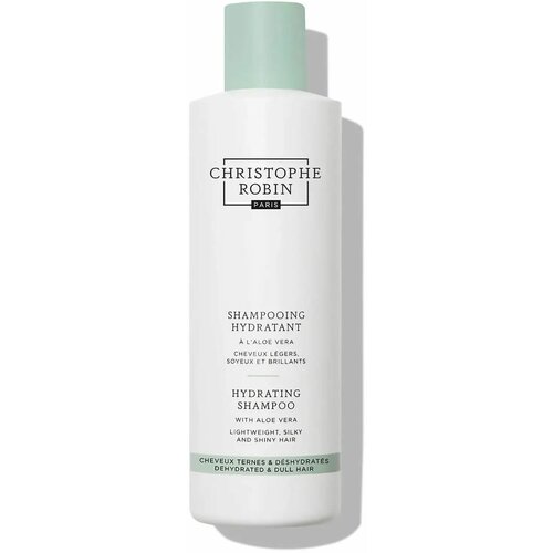      CHRISTOPHE ROBIN Shampooing hydratant with aloe vera 250ml