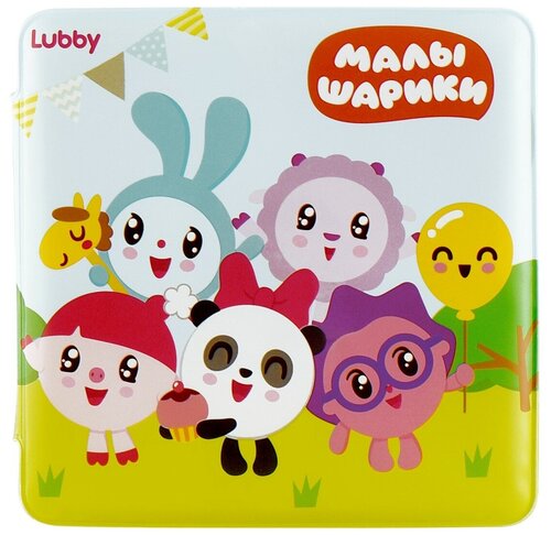 Игрушка для ванной Lubby Малышарики (20918), зеленый/голубой