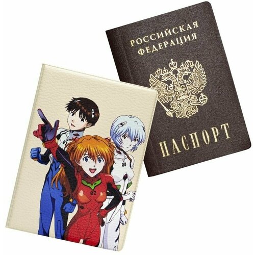 фото Обложка, чехол на паспорт аниме евангелион keks
