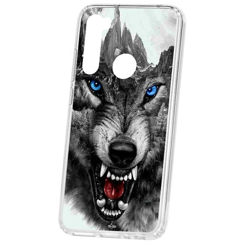 фото Чехол на xiaomi redmi note 8 kruche print волк
