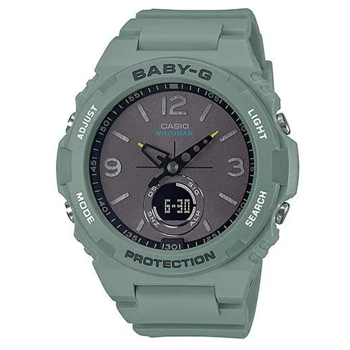 фото Наручные часы casio casio bga-260-3a, зеленый, бирюзовый