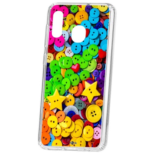 фото Чехол на samsung galaxy a20 2019 kruche print пуговки