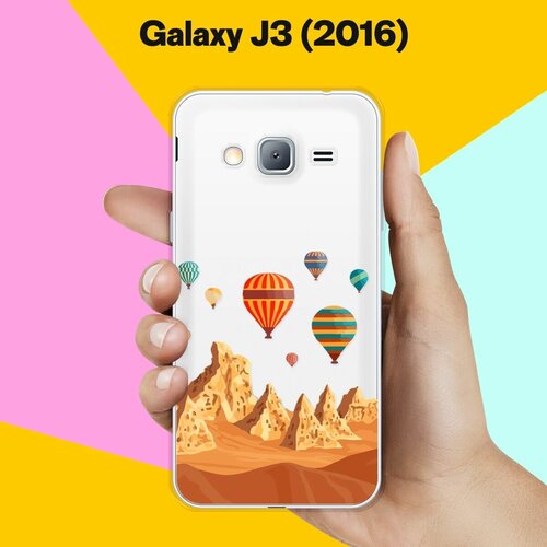 Силиконовый чехол на Samsung Galaxy J3 (2016) Шары / для Самсунг Галакси Джи 3 2016