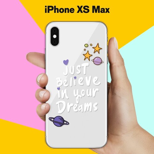 Силиконовый чехол Just believe на Apple iPhone Xs Max силиконовый чехол just believe на apple iphone 11 pro