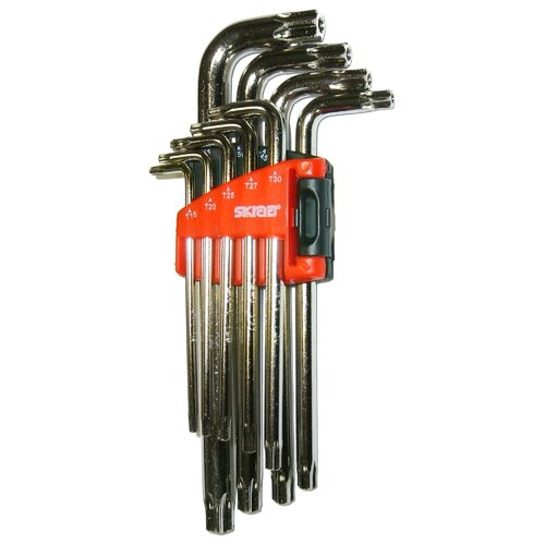 фото Набор ключей torx т15-т55 9пр. короткие skrab 44710