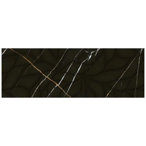 Плитка Eletto Ceramica Black&Gold Struttura 24.2x70 508171101