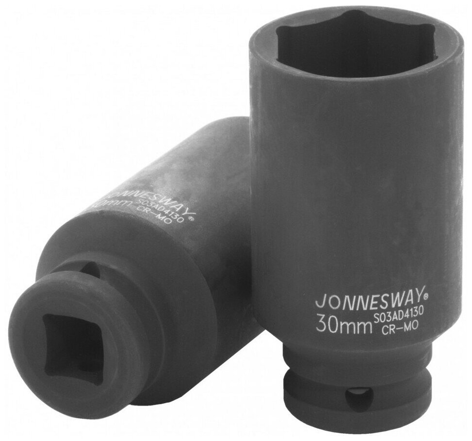 Jonnesway S03AD4130 Торцевая головка ударная глубокая 1/2"DR, 30 мм 47859 .