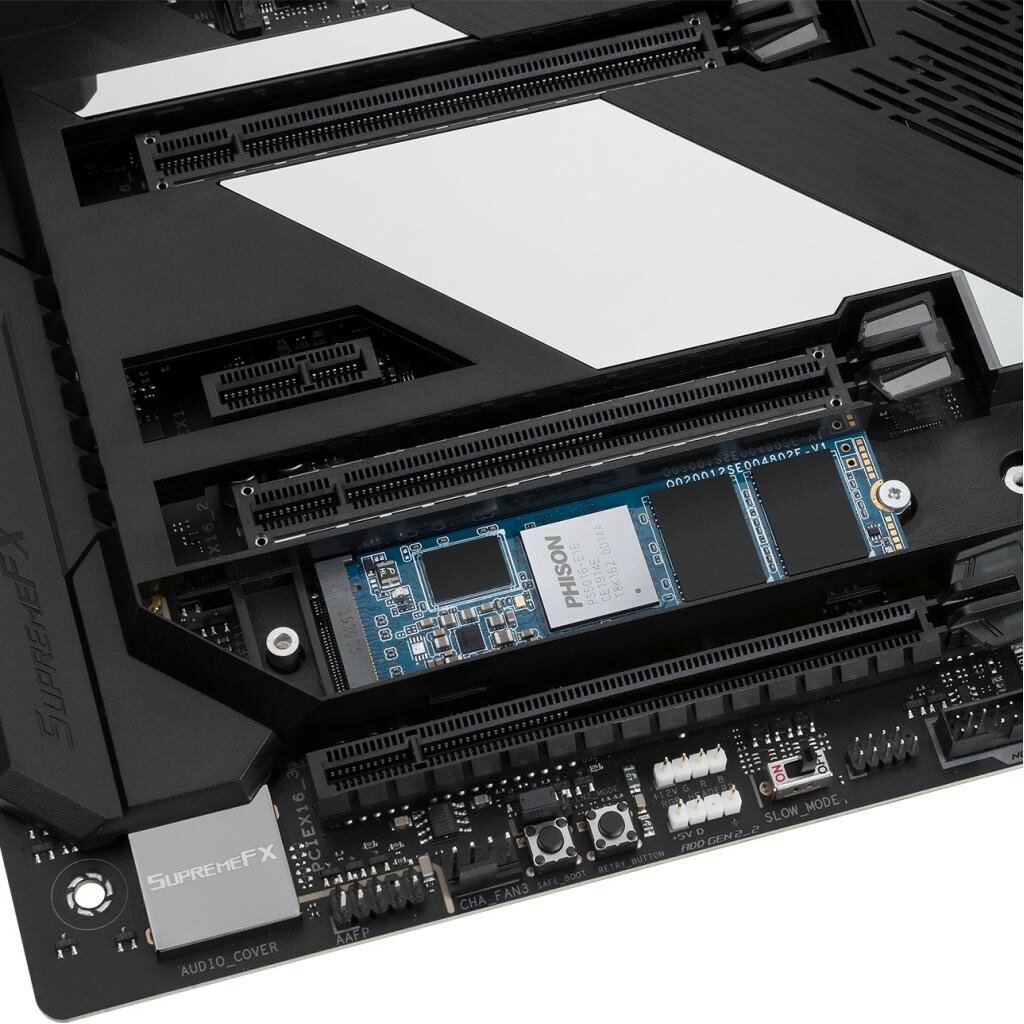 Твердотельный накопитель Apacer SSD AS2280Q4 512Gb M.2 PCIe Gen4x4, R5000/W2500 Mb/s, MTBF 1.5M, 3D TLC, NVMe, Retail (AP500GAS2280Q4-1) (AP500GAS2280Q4-1) - фото №5
