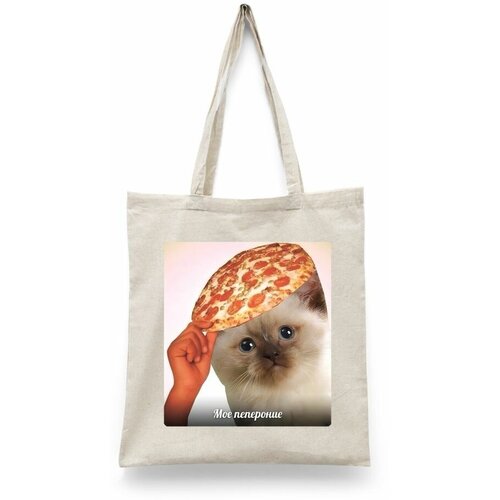 фото Сумка шоппер каждому своё, бежевый