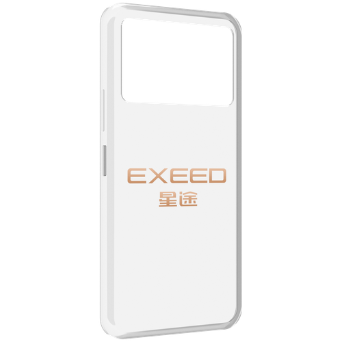 Чехол MyPads exeed эксид 2 для Infinix NOTE 12 VIP (X672) задняя-панель-накладка-бампер