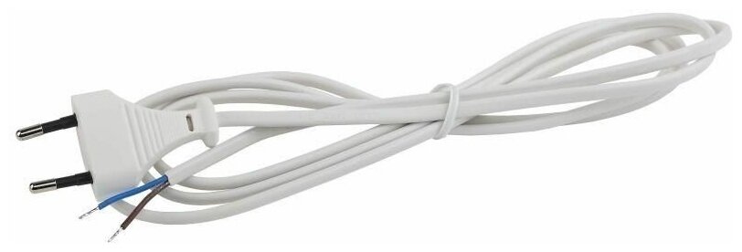 Шнур для бра 1.8м ШВВП 2х0.5 бел. UX-ШВВП-1.8m-W ЭРА Б0044069