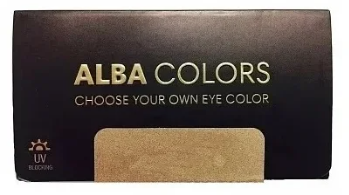 Цветные контактные линзы Alba Colors Cristal 3 месяца / -2.00 / 8.6 / 14.5