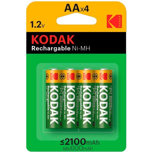 Аккумулятор Kodak (Б0012142) АА пальчиковый LR6 1,2 В Ni-Cd (4 шт.)