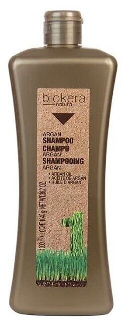 Salerm Cosmetics шампунь Biokera Argan с аргановым маслом, 1000 мл