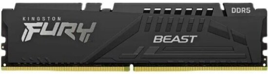 Оперативная память Kingston DDR5 8GB 4800MHz pc-38400 Fury Beast Black CL38 (KF548C38BB-8)