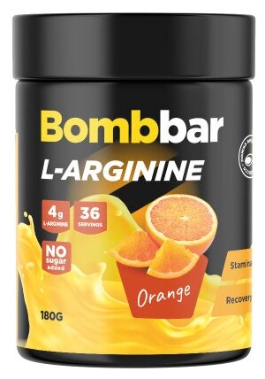 Аргинин Bombbar Pro, Апельсин (180г) / L-Arginin