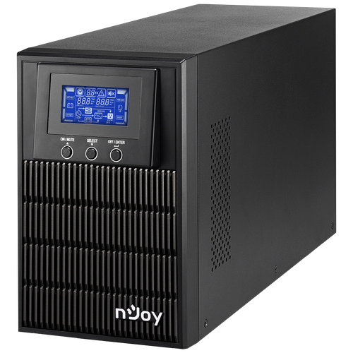 ИБП с двойным преобразованием nJoy Aten Pro 1000 черный 900 Вт