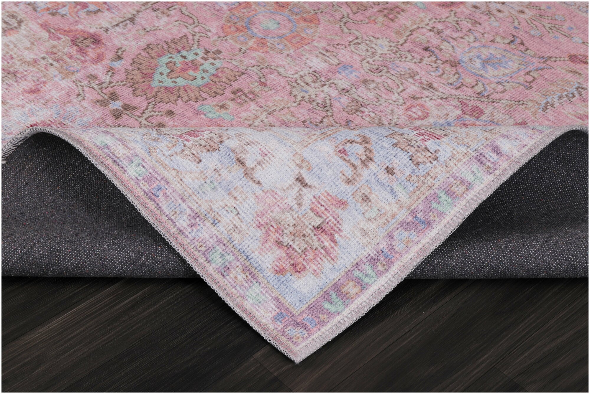 Ковер для гостинной,для коридора хлопковый,ковер турецкий килим,DivaHome, 0.4X0.6 м, с оригинальным орнаментом - фотография № 4