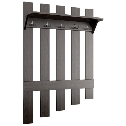 Вешалка настенная, В-4, дуб венге, Династия, 06.005, 80х120х25 см, для прихожей