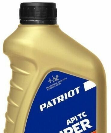 Масло моторное полусинтетическое для 2 тактного двигателя Patriot Super Active 2T 850030596, 0.946 л - фото №6