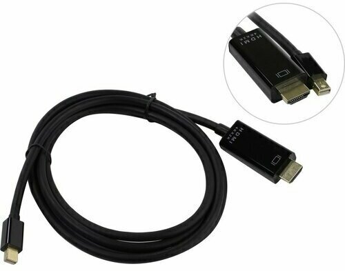 Кабель mDisplayPort- Hdmi 1.8m Cablexpert 20M/19M, черный [CC-mDP-HDMI-6] - фотография № 6