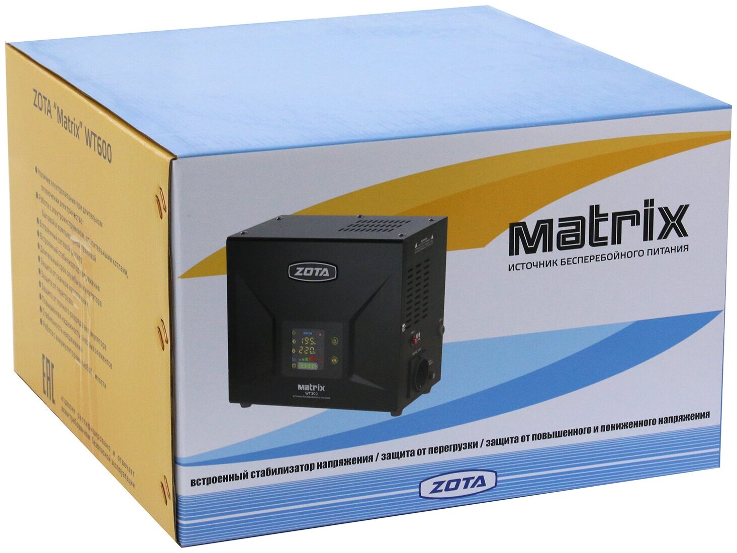 Интерактивный ИБП ZOTA Matrix WT 600