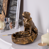 Фото #1 Статуэтка Bogacho держатель для украшений ключей и различных мелочей Собака Брут бронзового цвета