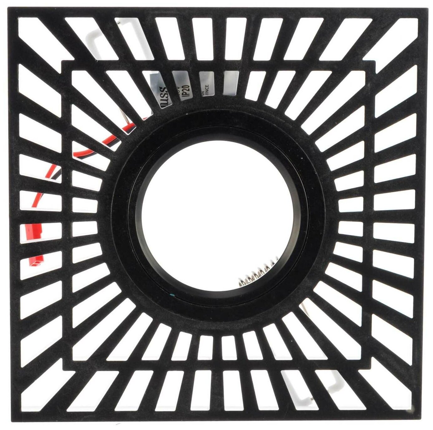 BL126 Светильник Backlight Gu5.3 3W LED 4000K 1/40 квадрат, черный Gauss - фото №14