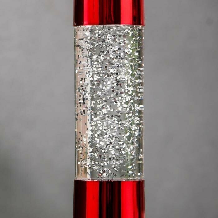 Светильник "Блеск цилиндра" LED от батареек 3хLR44 красный 18 см - фотография № 9