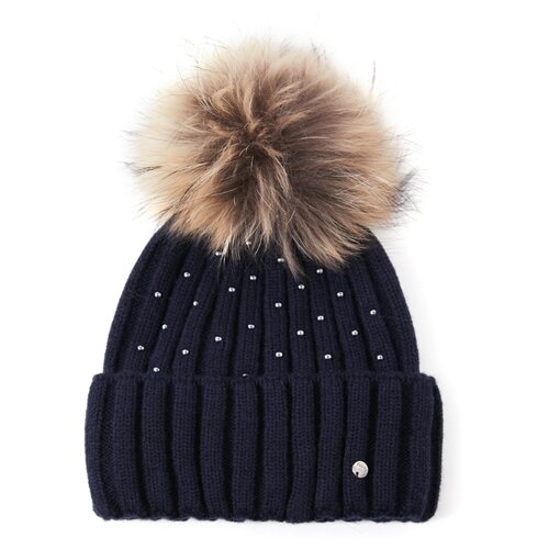 фото Шапка женская finn flare, цвет: темно-синий a20-11153_101, размер: 56