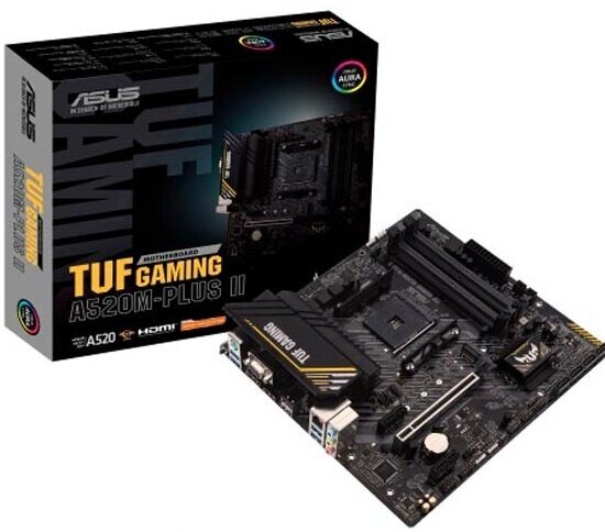 Материнская плата ASUS TUF GAMING A520M-PLUS II