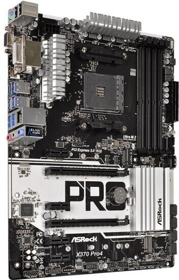 Материнская плата Asrock X370 PRO4 (AM4, ATX)