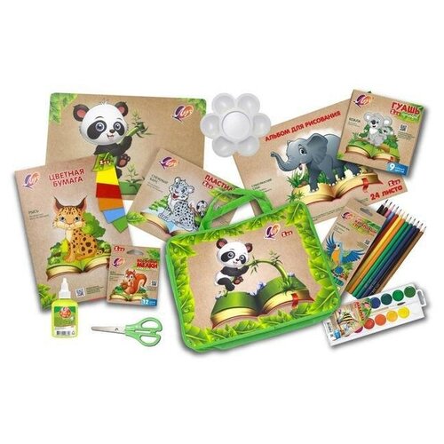 Набор для детского творчества Луч Zoo, 14 предметов луч набор для творчества луч zoo 14 предметов