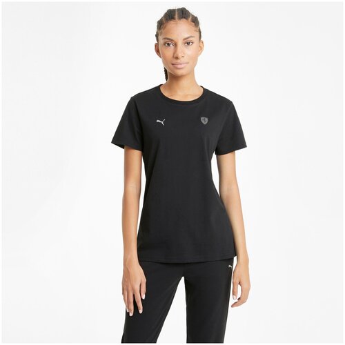 Футболка/Puma/59989201/Ferrari Style Wmn Shield Tee/черный/L