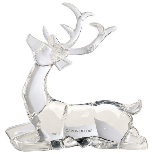 Статуэтка Олень (прозрачная) Гарда Декор Размер: 21*25*11 см