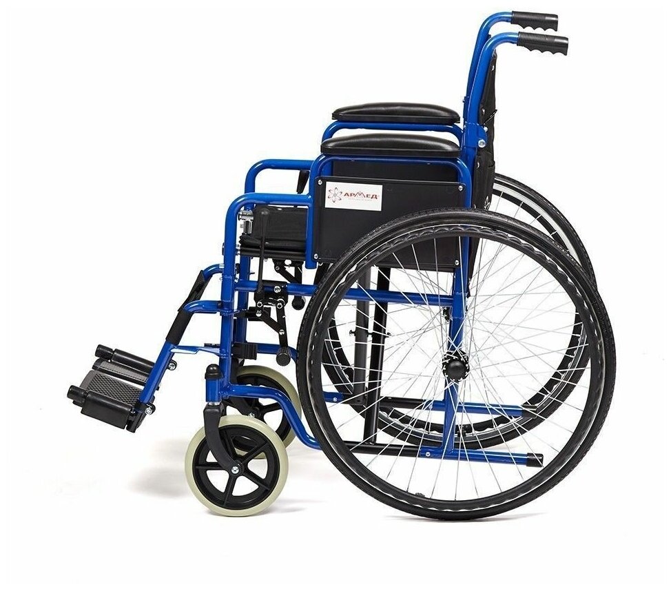 Armed H035 / Армед - инвалидное кресло механическое складное пневматические колеса ширина сиденья 51 см