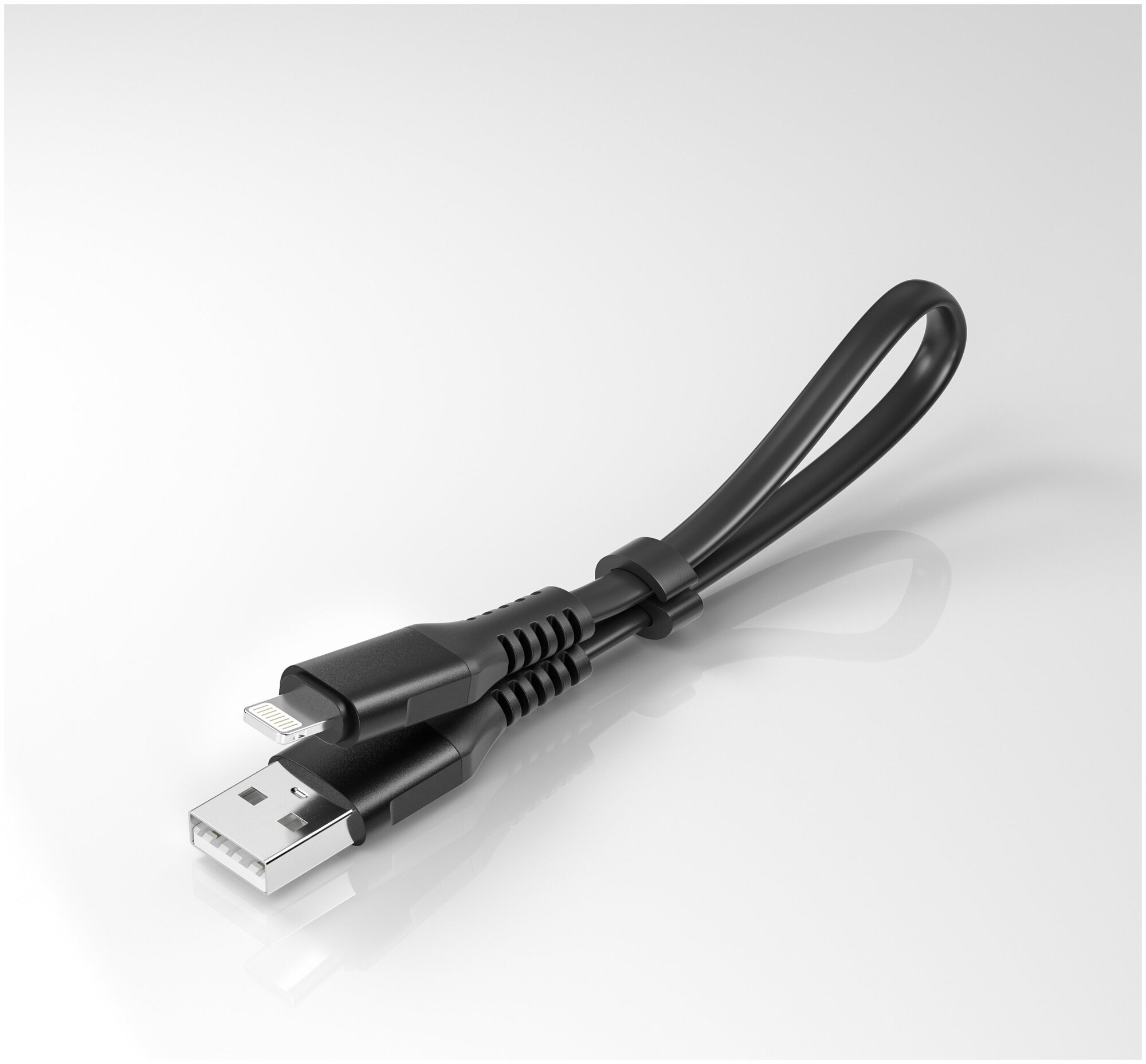 Кабель для быстрой зарядки Accesstyle USB Type-A - Lightning 24-TF30 смартфонов iPhone, планшетов, ноутбуков, черный