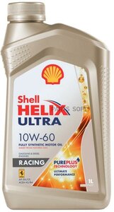 Масло моторное SHELL Helix Ultra Racing 10W-60 1л. SHELL / арт. 550046411 - (1 шт)