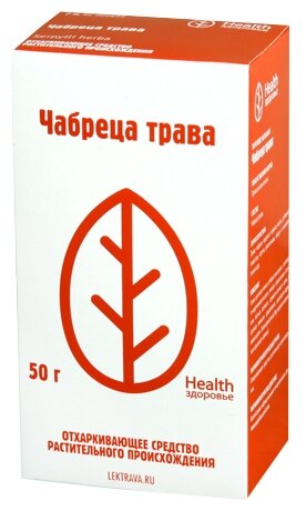 Здоровье Health лекарственный препарат Чабреца, 50 г