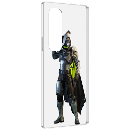 Чехол MyPads destiny-2-hunter для Samsung Galaxy Z Fold 4 (SM-F936) задняя-панель-накладка-бампер чехол mypads челюсти 2 для samsung galaxy z fold 4 sm f936 задняя панель накладка бампер