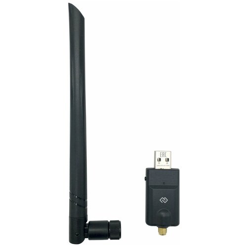 Сетевой адаптер Wi-Fi + Bluetooth Digma DWA-BT5-AC1300E AC1300 USB 3.0 (ант. внеш. съем) 1ант. (упак:1шт) сетевой адаптер wifi bluetooth digma dwa bt5 ac600c ac600 usb 2 0 ант внутр 1ант упак 1шт
